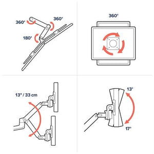 Ergotron LX Desk Dual Monitor Arm