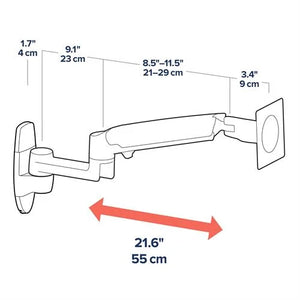 Ergotron LX Wall Mounted Monitor Arm